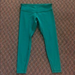 Teal 7/8 Wunder Under Leggings